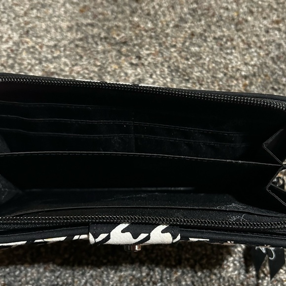 Vera Bradley Black and White Houndstooth Wallet - Picture 2 of 4